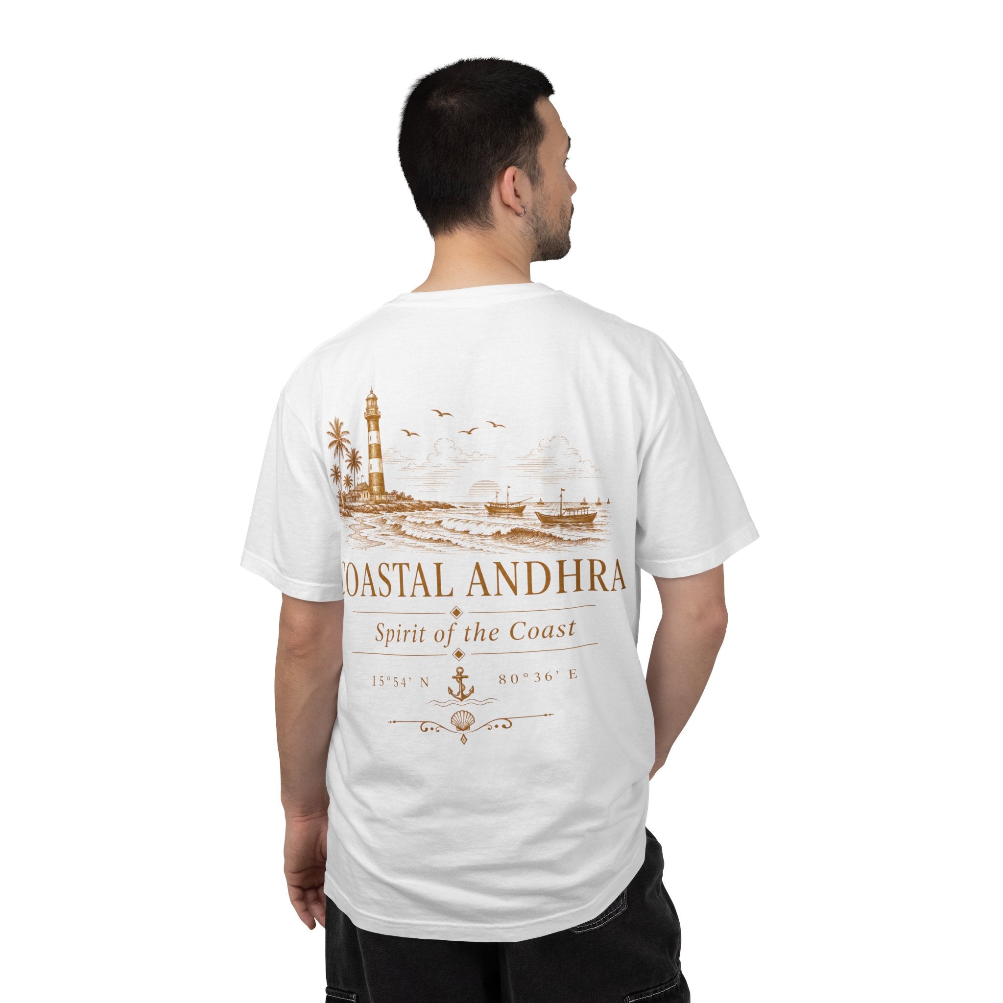 Coastal Andhra T-Shirt — 'Spirit of the Coast' Lighthouse Tee