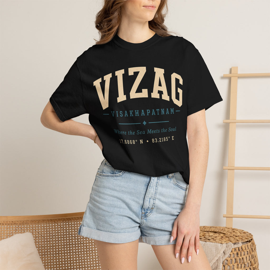 Vizag Visakhapatnam T-Shirt — 'Where the Sea Meets the Soul' Coastal Tee