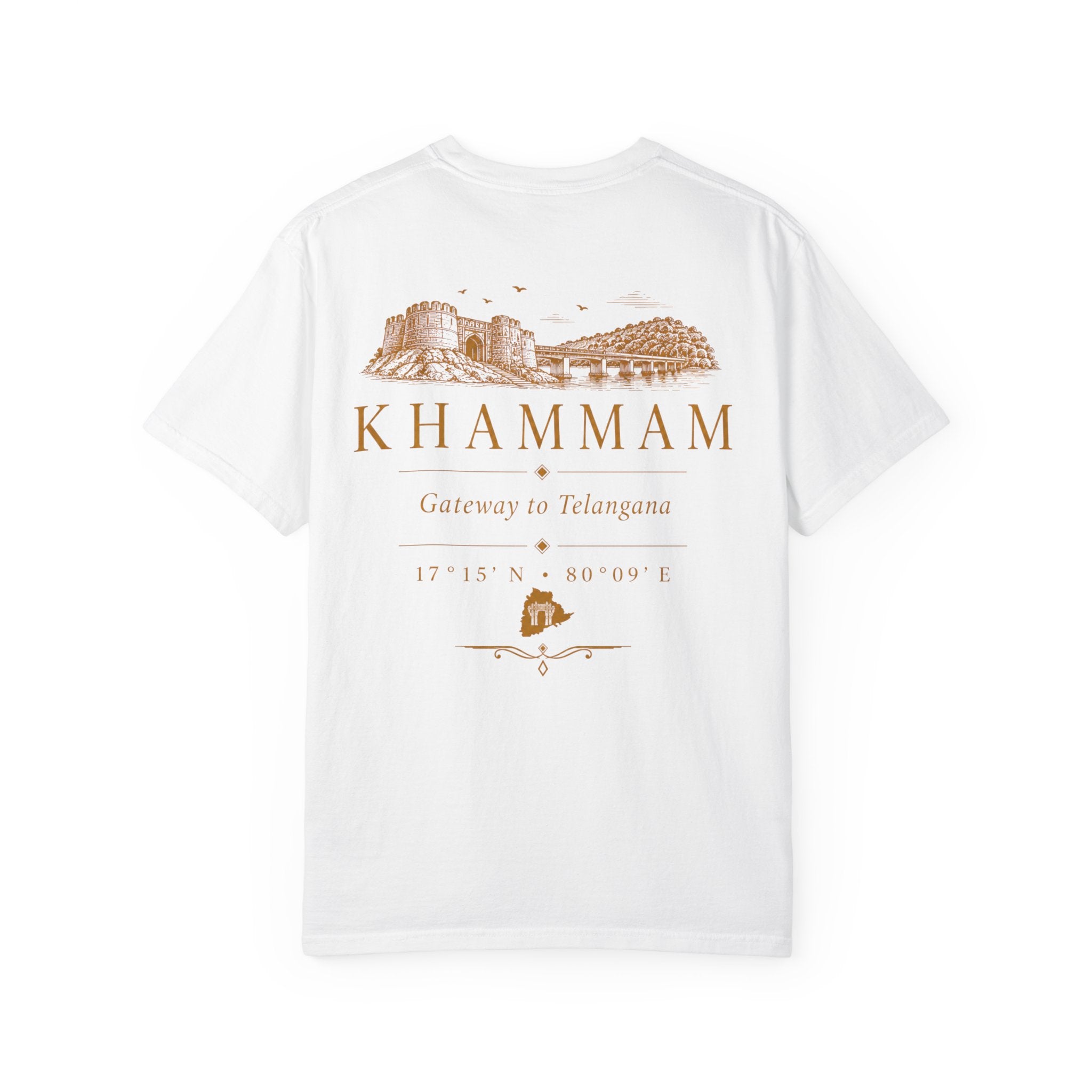 Khammam Vintage Graphic T-Shirt — "Gateway to Telangana" Travel Tee