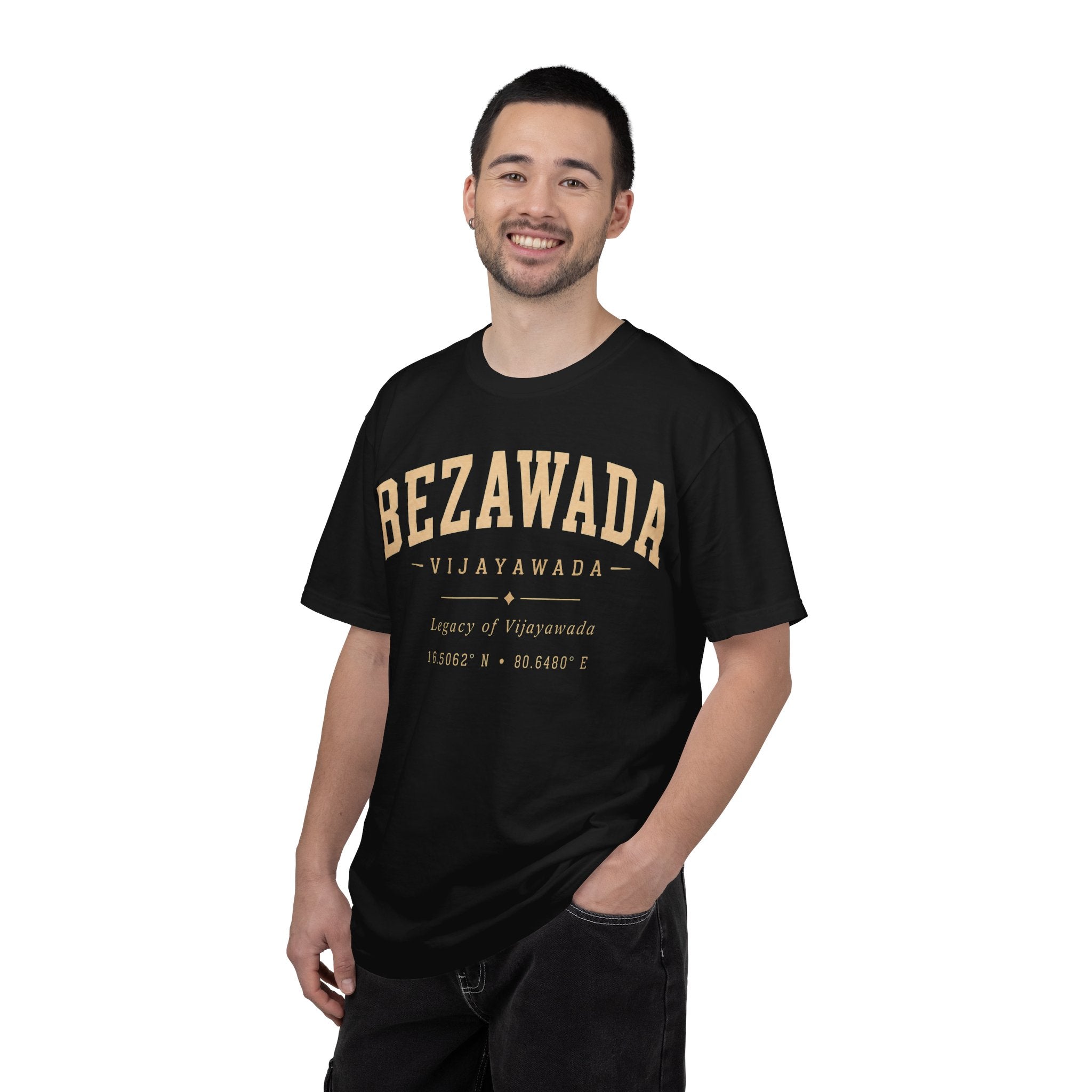 Bezawada Vijayawada Graphic T-Shirt — Vintage College-Style Tee