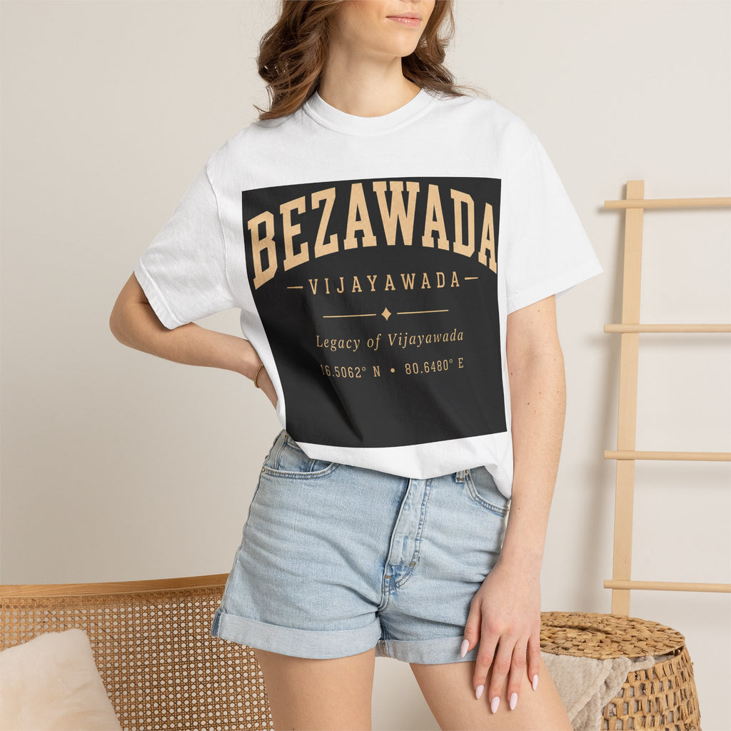 Bezawada Vijayawada Graphic T-Shirt — Vintage College-Style Tee