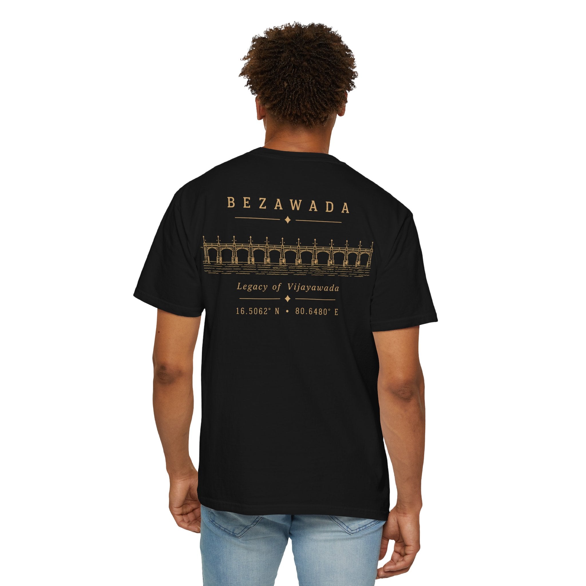 Bezawada Vijayawada Graphic T-Shirt — Vintage College-Style Tee