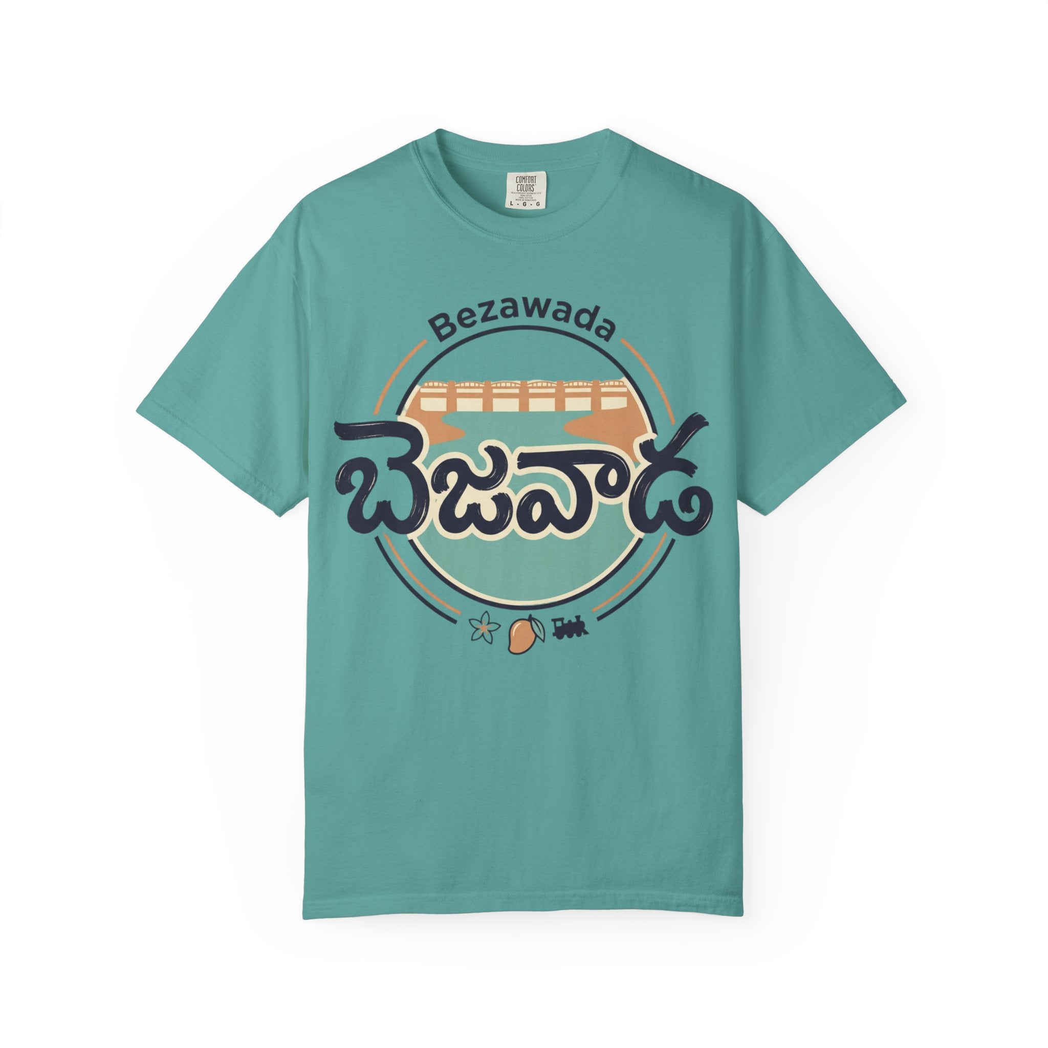 Bezawada Retro Telugu Graphic T-Shirt