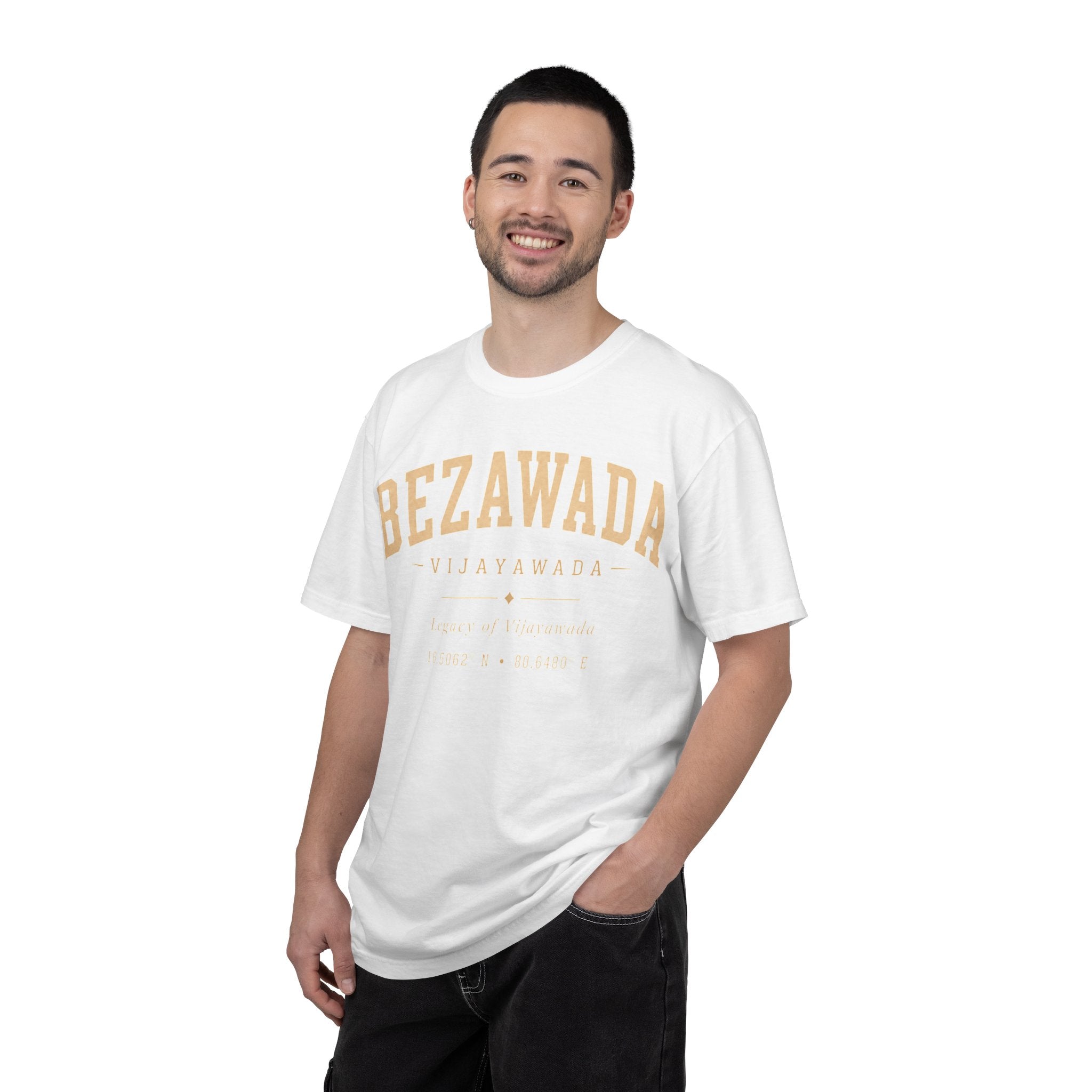 Bezawada Vijayawada Graphic T-Shirt — Vintage College-Style Tee