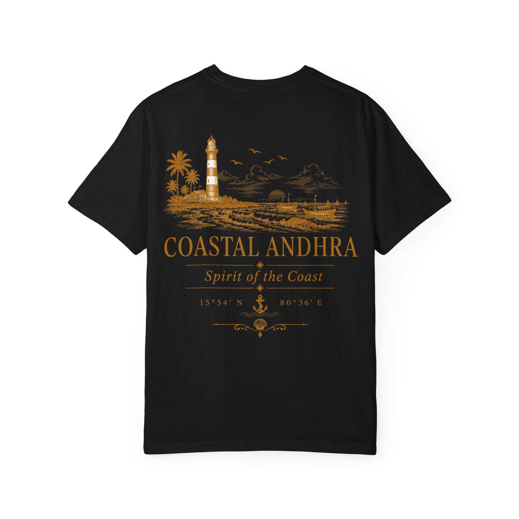 Coastal Andhra T-Shirt — 'Spirit of the Coast' Lighthouse Tee