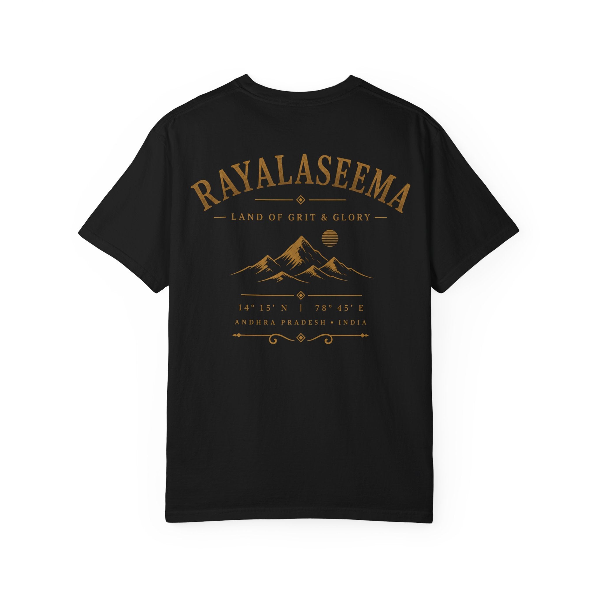 Rayalaseema Vintage Mountain T-Shirt — "Rayalaseema: Land of Grit & Glory"