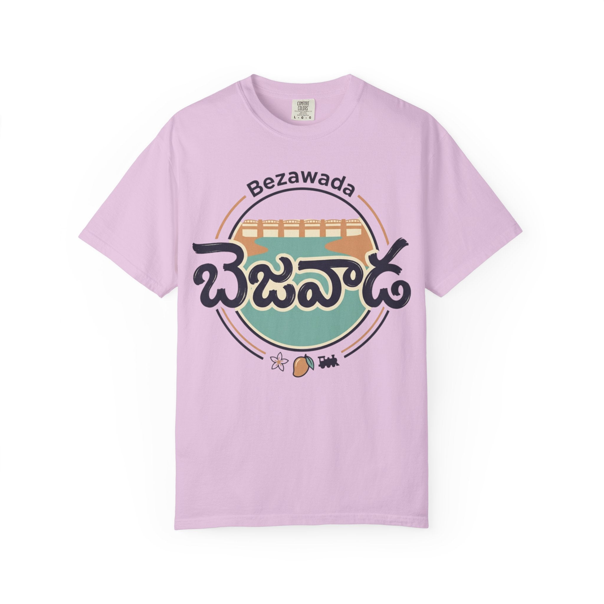 Bezawada Retro Telugu Graphic T-Shirt