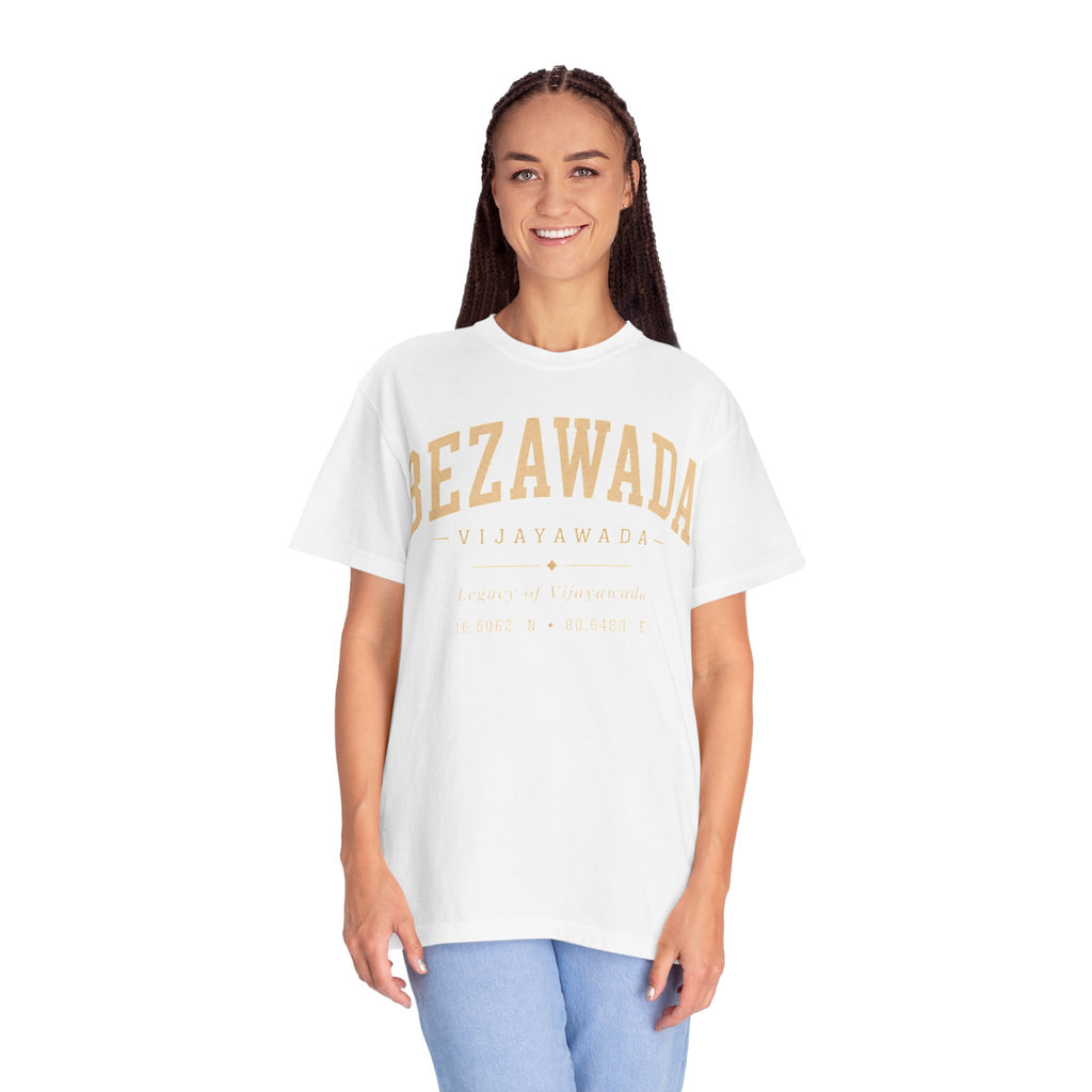 Bezawada Vijayawada Graphic T-Shirt — Vintage College-Style Tee