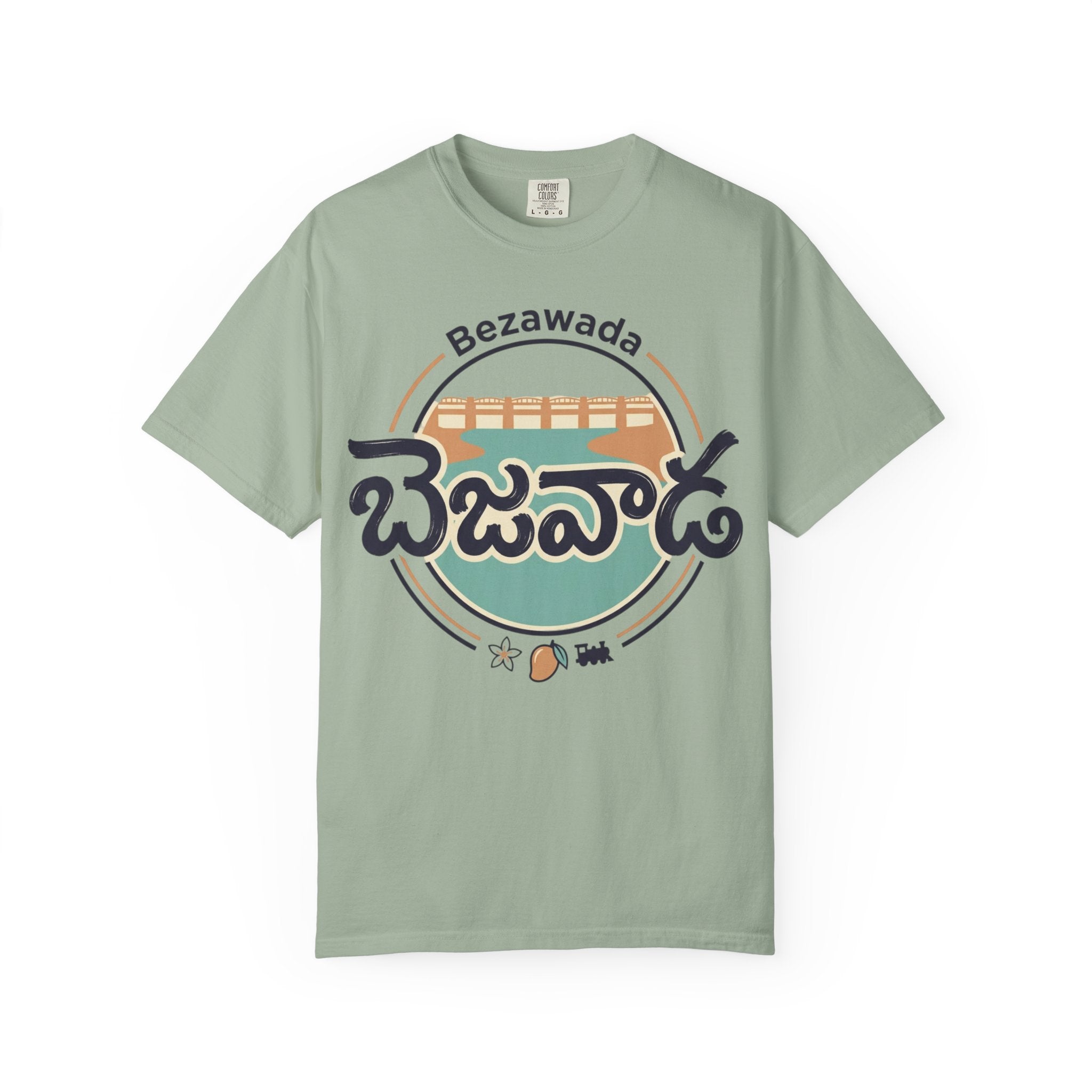 Bezawada Retro Telugu Graphic T-Shirt