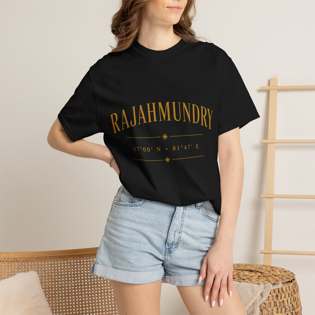 Rajahmundry Graphic T-Shirt — Vintage Coastal Typography Tee