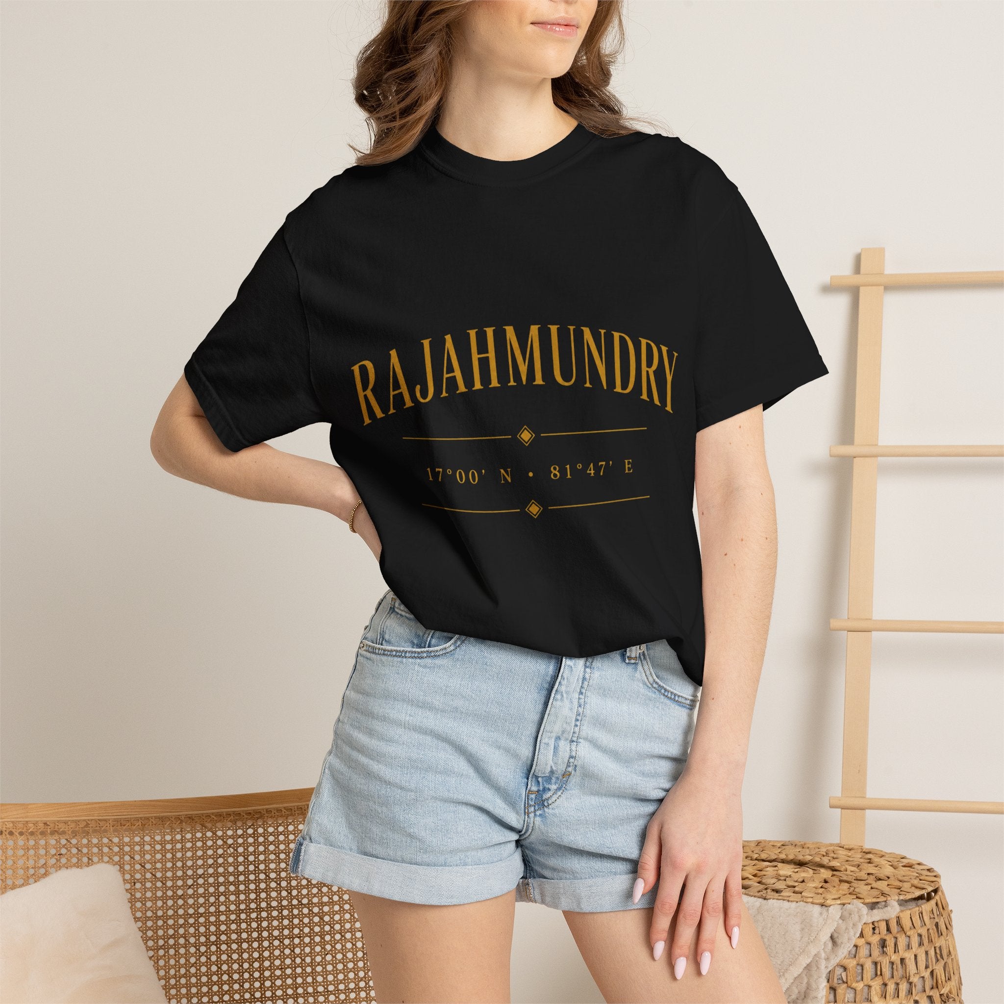 Rajahmundry Graphic T-Shirt — Vintage Coastal Typography Tee