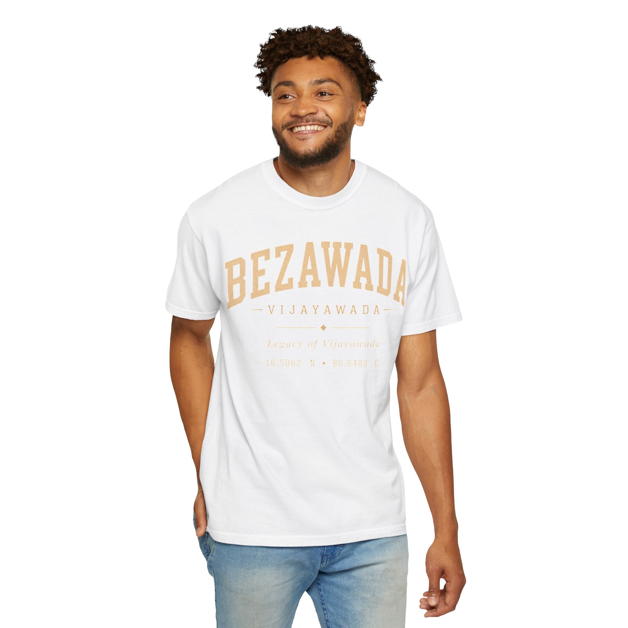 Bezawada Vijayawada Graphic T-Shirt — Vintage College-Style Tee