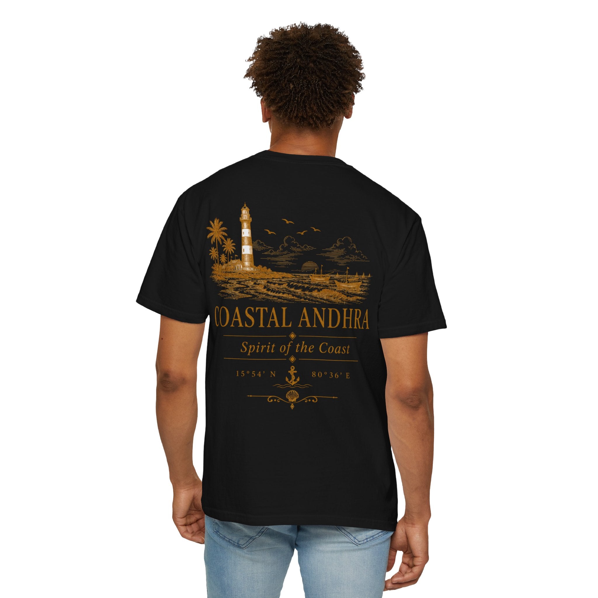 Coastal Andhra T-Shirt — 'Spirit of the Coast' Lighthouse Tee