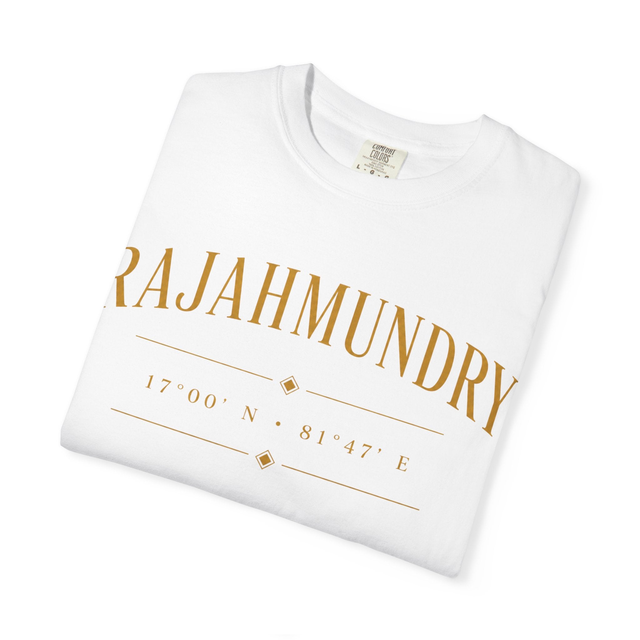 Rajahmundry Graphic T-Shirt — Vintage Coastal Typography Tee