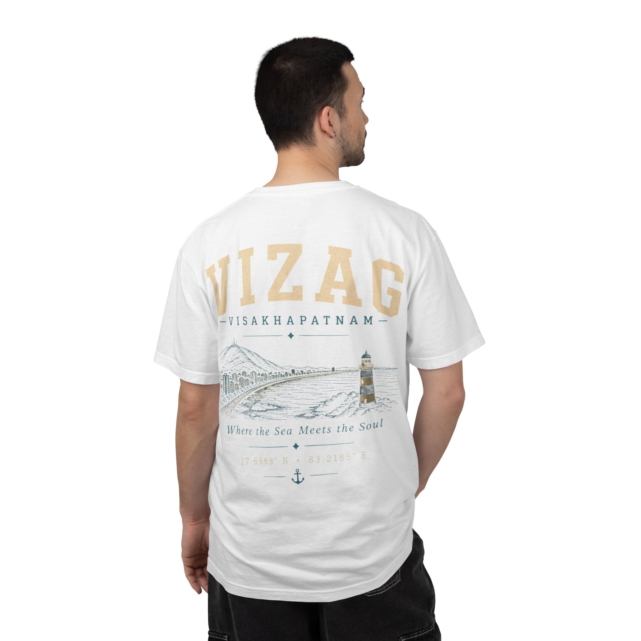 Vizag Visakhapatnam T-Shirt — 'Where the Sea Meets the Soul' Coastal Tee