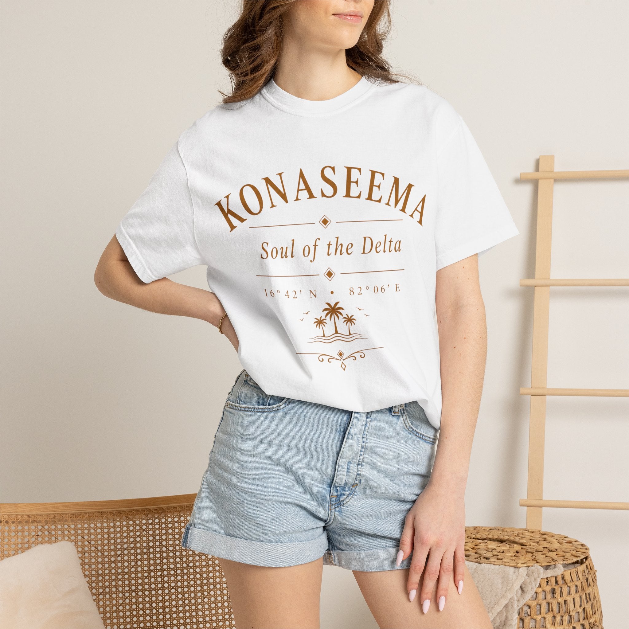 Konaseema "Soul of the Delta" T-Shirt — Tropical Palm Vintage Graphic Tee