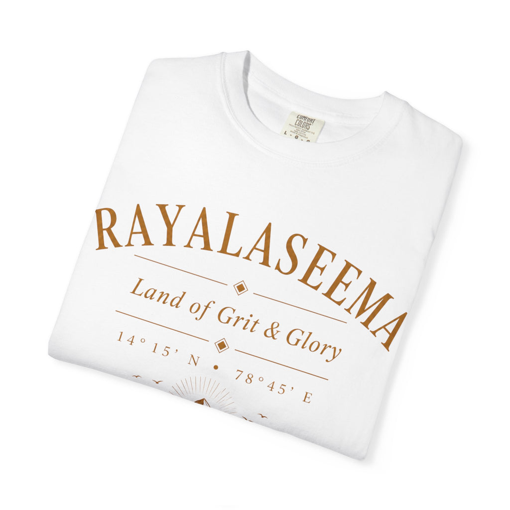 Rayalaseema Vintage Mountain T-Shirt — "Rayalaseema: Land of Grit & Glory"