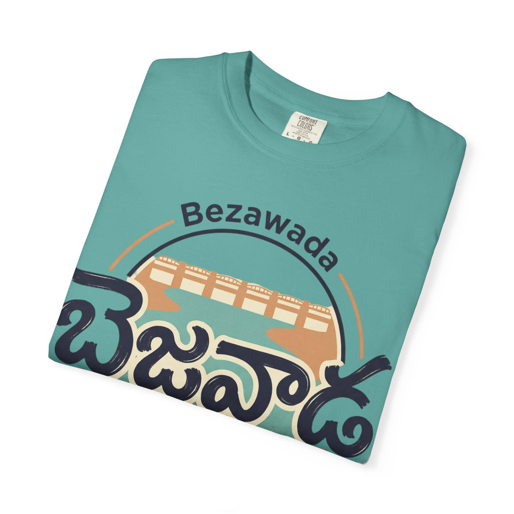 Bezawada Retro Telugu Graphic T-Shirt