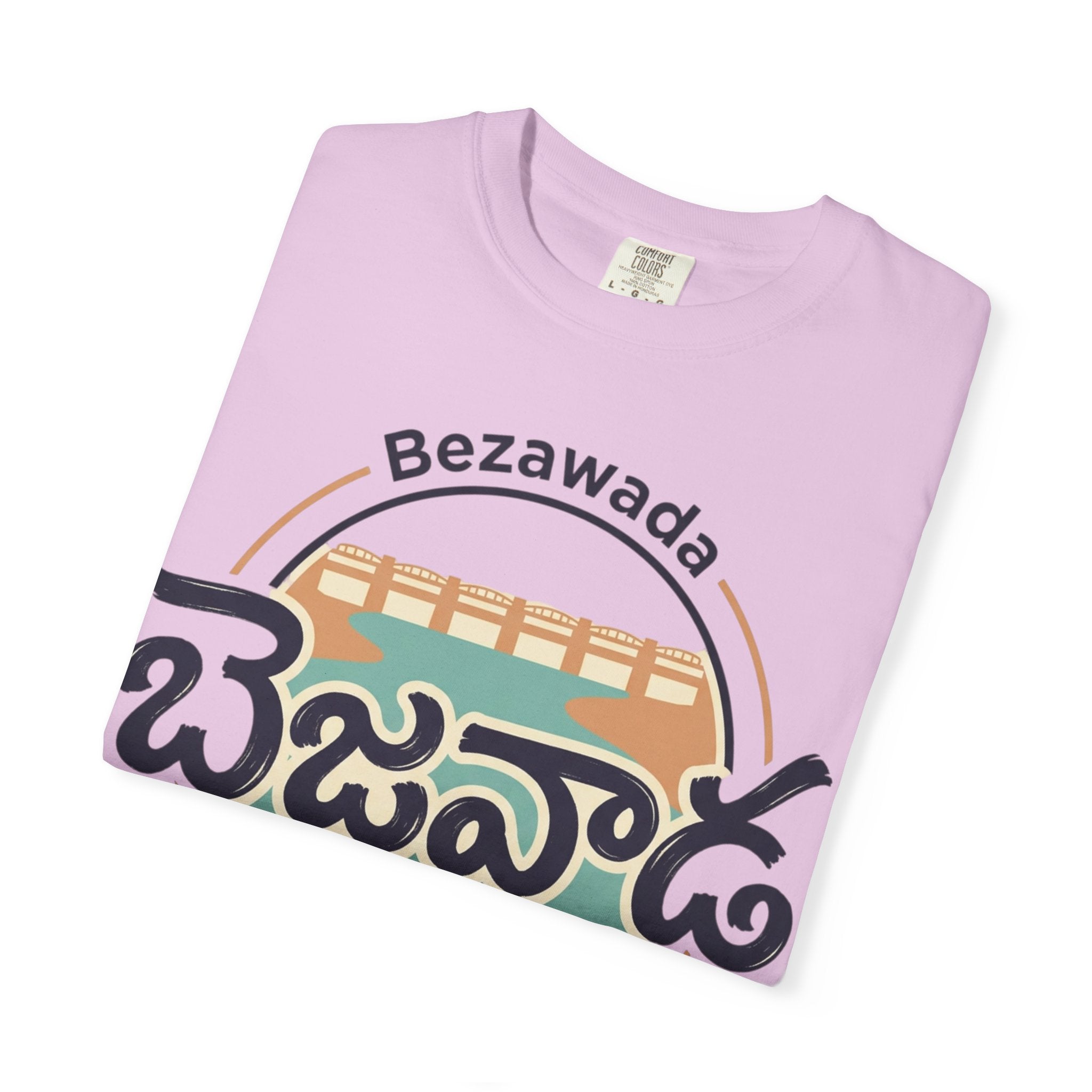 Bezawada Retro Telugu Graphic T-Shirt